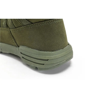 Botas de Senderismo de Cuero Negras para Exteriores, Impermeables, Verdes, Botas Tácticas para Hombre, Equipo Táctico de Seguridad para Senderismo - Product Image 5