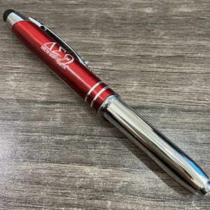 DST灵感定制希腊联谊会<span class=keywords><strong>3</strong></span>合1发光二极管光书写笔带触摸多功能笔的俘虏精密手写笔 - Product Image 1