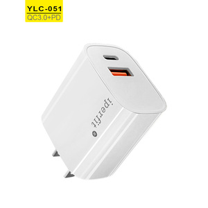 <span class=keywords><strong>Cargador</strong></span> Rápido <span class=keywords><strong>de</strong></span> 20W PD QC3.0 con Enchufe Estadounidense, <span class=keywords><strong>Cargador</strong></span> <span class=keywords><strong>de</strong></span> Pared USB Tipo C <span class=keywords><strong>de</strong></span> Doble Puerto GaN para iPhone, iPad, Android, Switch, Samsung, <span class=keywords><strong>Xiaomi</strong></span> - Product Image 3