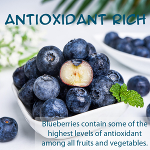 Poudre d'extrait de myrtille biologique OEM/ODM très vendue, poudre de fruits 100 % naturelle pour boissons, smoothies et rafraîchissements, antioxydant - Product Image 3