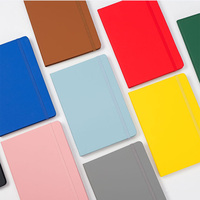 Carnet de notes ligné A5, papeterie scolaire, logo personnalisé, carnets en cuir PU pour étudiants