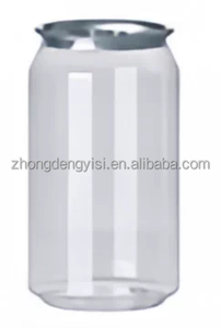 Food clear Transparent Pet pop 55mm Pet Preform Can 250 Round 500ml <b>Soda</b> 330ml Plastic <b>Bottle</b> Pet Cans Pet Can with Lid - Product Image 3
