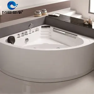 2023 MESA skirt acrylic corner bath tub in bathroom 1 person sector tub for sale