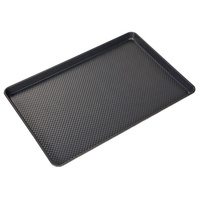 Plaques de Cuisson Four en Aluminium Taille Personnalisable, Grandes Plats à Rôtir en Métal avec Bord Perlé, Moules à Pain et Plats à Pains
