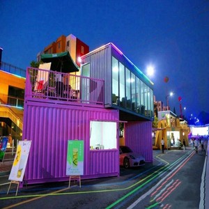 ร้านขายอาหารแบบตู้คอนเทนเนอร์สุดสร้างสรรค์ ขนาด 4.8 เมตร ผลิตจากสแตนเลส ประกอบง่าย ใช้ไฟฟ้าในตัว เหมาะสำหรับใช้งานกลางแจ้ง - Product Image 2