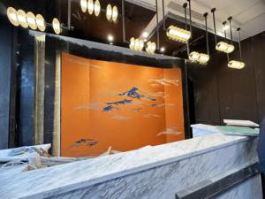 Modern geometrik işlemeli PVC duvar paneli için özelleştirilebilir yanmaz su geçirmez ev dekor yatak odası TV arka plan - Product Image 4