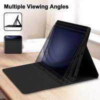 Étui de protection pour clavier Bluetooth, clavier sans fil, emplacement pour stylet, étui en cuir adapté à Samsung Galaxy Tab A9+ A11plus
