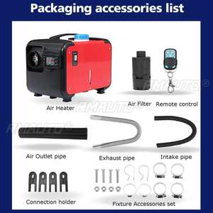 Calentador de Estacionamiento para Automóviles Diésel de 12V, Todo en Uno, 5KW-8KW Ajustable para Camiones, Autocaravanas, Barcos, Autobuses + Interruptor con Pantalla LCD + Control Remoto - Product Image 6