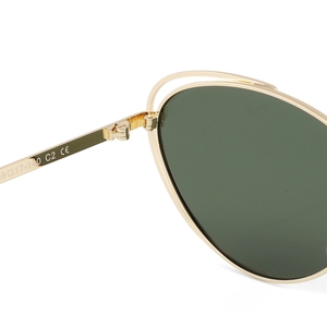 Gafas de sol tipo ojo de gato para mujer, lentes degradadas con montura completa, 100% protección UV, protección solar para adultos - Product Image 4