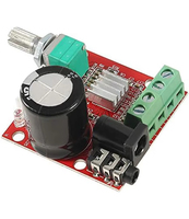 RNSbot 12V Mini Hi-Fi PAM8610 Carte Amplificateur Audio Stéréo 2X10W Double Canal D Classe