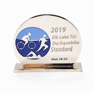 Oneway Wholesale Custom 3D Metal Medal Award Gold Silver Bronze Medal Triathlon Marathon Running Sports Medal - Product Image 3