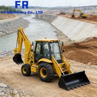 Backhoe Loader 4x4 Buatan China, Backhoe Loader Dijual, Backhoe Loader 4WD FR28-20