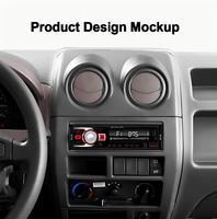 Reproductor MP3 Universal para Auto, Radio FM, Cargador USB Doble, Reproducción desde Memoria