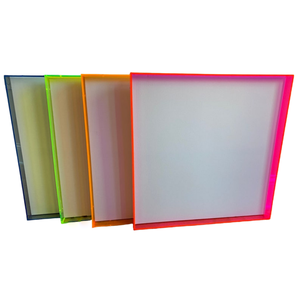 Factory wholesale custom Neon Color Large Acrylic Square Shadow Box Picture Frame