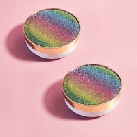 Étui vide personnalisé pour crème BB avec miroir |   Coussin portable compact pour fond de teint et emballage de maquillage