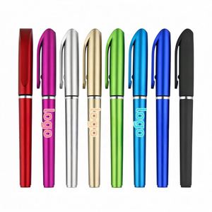 Hot Sale Customized Office Logo Sign <b>Pen</b> Classic UV Printing <b>Multi</b> Solid <b>Color</b> Gel Ink Smooth Writing 1.0mm Plastic <b>Pen</b> - Product Image 1