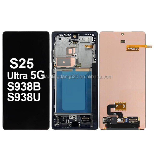 Ori S25U Replacement Parts Original Dynamic Amoled 2x Full LCD Display S25 ultra 5G Screen With Frame for Samsung Galaxy S938B