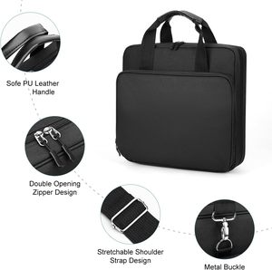 Sac pour ordinateur portable léger et portable personnalisé BSCI, 13 à 14 pouces, imperméable, à bandoulière unique, en polyester, pour ordinateur portable - Product Image 1