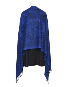 Elegant Ethnic Party Wear Viscose Weaved Stole Long Women's Fashion <b>Shawl</b> Soft Feel Winter Breathable Evening Gatherings Formal - Product Image 1