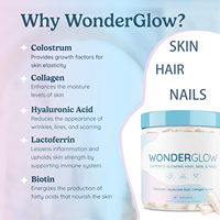 Collagène de Colostrum avec Biotine et Acide Hyaluronique – Soutien Beauté pour Peau, Cheveux et Ongles – 90 Capsules