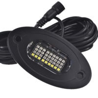Kingshowstar 36W RGBW Rock Light Le plus lumineux 12V Kit de phares LED pour UTV ATV Offroad Multi-Color IP68 Rock Light