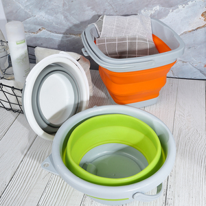 <span class=keywords><strong>Seau</strong></span> pliable en silicone pour la randonnée, la <span class=keywords><strong>plage</strong></span>, le camping, la pêche, la navigation <span class=keywords><strong>de</strong></span> plaisance - Product Image 6