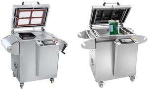 מפת 400 הותאם אריזת ואקום אוטם מגש איטום מכונה מזון שטיפת גז - Product Image 4