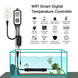 Controlador de temperatura <span class=keywords><strong>Digital</strong></span> WiFi, termostato, enchufe de salida, modo de calefacción y refrigeración, Carboy, acuario, fermentación en casa, incubación - Product Image 6