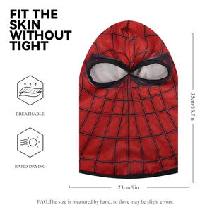 Fabuleuse cagoule de cosplay <span class=keywords><strong>Spiderman</strong></span> rouge et noir en tissu poly avec impression numérique pour fête d'Halloween - Product Image 4
