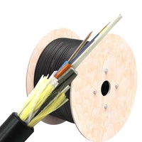 Cable de fibra óptica de 48 núcleos, figura 8, para comunicación, 24B1.3, 48B1, cable aéreo de 24 núcleos