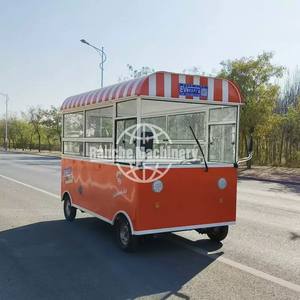 Remolque de Comida de Acero Inoxidable Totalmente Equipado con 4 Ruedas, Camión de Comida Rápida, Café, Helados, Bocadillos, Cocina Móvil, Rastreo GPS, Resistente a la Oxidación - Product Image 6