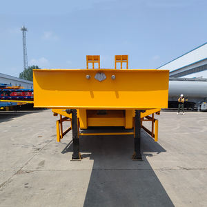 Semirremolque de Plataforma Baja de 2/3/4 Ejes con Centro de Gravedad Bajo, Conducción Estable y Transporte Seguro, en Venta - Product Image 3