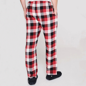 Soft Bamboo Cotton <strong>Pyjama</strong> <strong>Pants</strong> Casual Custom <strong>Men's</strong> Knitted Waffle Embroidered Sleepwear <strong>Pants</strong> - Product Image 2