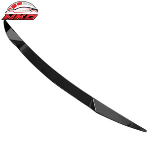 Convient pour Kia K5 2021-2024, aileron de coffre arrière style V, noir brillant - Product Image 3