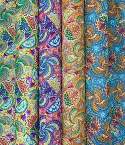 Mới Sơn Dầu Hướng Dương In 95% <span class=keywords><strong>Polyester</strong></span> 5% Spandex Voan Vải Cho Hàng May Mặc Quần Áo Ăn Mặc Trong Kho - Product Image 4