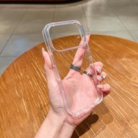 Coque de téléphone transparente en acrylique de gros pour iPhone 18 17 Pro Max – Étui transparent de bonne qualité avec boîte pour iPhone
