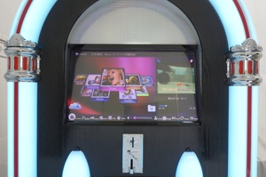 Retro bằng gỗ Máy hát tự động với đèn đầy màu sắc CD Music Combo <span class=keywords><strong>DJ</strong></span> bàn xoay người chơi lớn người tiêu dùng sản phẩm điện tử - Product Image 3