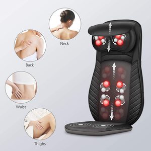 Phenitech Shiatsu masaj koltuk minderi isı ile yoğurma titreşim koltuk minderi masajı - Product Image 5