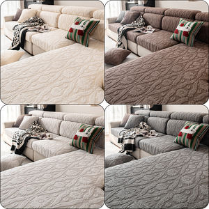 Funda <span class=keywords><strong>de</strong></span> sofá en forma <span class=keywords><strong>de</strong></span> L para sala <span class=keywords><strong>de</strong></span> estar, minimalista nórdico, Floral <span class=keywords><strong>de</strong></span> 4 estaciones/Color sólido, compatible con mascotas, antiarañazos, resistente a las manchas, antideslizante - Product Image 2