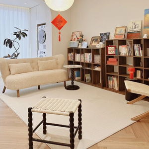 New Zealand len pha trộn thảm cho phòng khách Bàn cà phê, dứa vòng tròn màu rắn ánh sáng sang trọng wabi-sabi phong cách phòng ngủ <span class=keywords><strong>Fu</strong></span> - Product Image 4