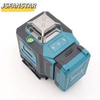 Niveau laser rotatif professionnel numérique vert multifonctionnel infrarouge portable 4D16 lignes pour l'extérieur