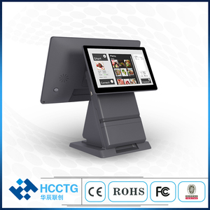 2 + 16GB MSR Android 11 15.6 + 10.1-inch màn hình cảm ứng kép POS hệ thống tiền mặt đăng ký A606 - Product Image 5