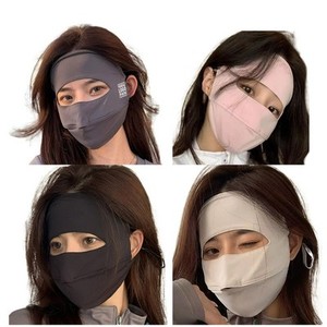 New Design Eco-Friendly Nylon Face UV Covering Women Sun Protection Mask Reusable - Product Image 1