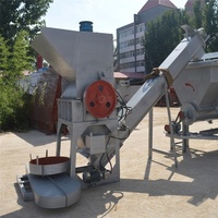 Ligne de recyclage automatique complète pour plastiques, ligne de production de recyclage de bouteilles en plastique PET