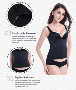 Vendita calda Colombianas corsetto Shaper corpo Shaper canotta sottile in lattice gilet modellante <span class=keywords><strong>per</strong></span> donna - Product Image 4