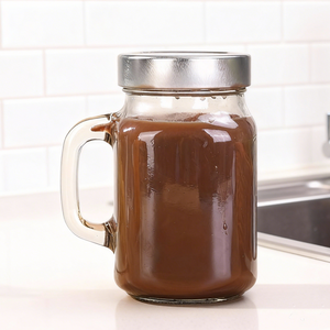 Frasco <span class=keywords><strong>de</strong></span> Vidrio Cuadrado <span class=keywords><strong>de</strong></span> Boca Ancha <span class=keywords><strong>de</strong></span> 16 oz/500 ml, Diseño Personalizado, Venta Caliente, para Mermelada, Miel, Encurtidos, Contenedor <span class=keywords><strong>de</strong></span> Almacenamiento <span class=keywords><strong>de</strong></span> Alimentos con Tapa Profunda - Product Image 1