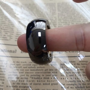 Fidget Spinner Personalizzabile in Acciaio Inossidabile con Superficie Lucida, Anello Giocattolo per <span class=keywords><strong>Adulti</strong></span>, Magnetico, per <span class=keywords><strong>ADHD</strong></span>, con Slider a Punta - Product Image 5