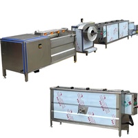 Machine de fabrication de frites surgelées à petite échelle, ligne de production de frites en acier inoxydable pour le traitement des pommes de terre