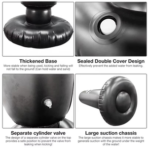 Индивидуальная боксерская грушка высокого качества, свободно стоящая надувная боксерская грушка для тренировок - Product Image 2