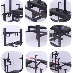 Lit de Contrainte BDSM Robuste et Réglable avec Cadre en Acier, Plateforme Rembourrée et Supports Multi-Positions - Product Image 6